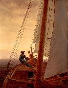 Caspar David Friedrich On a Sailing Ship France oil painting artist